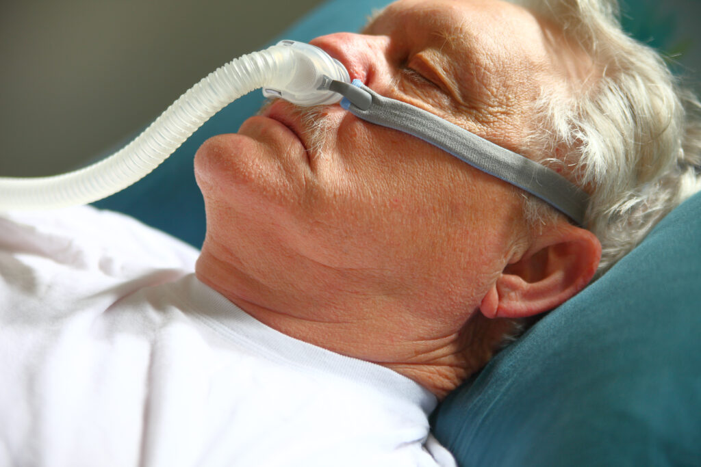 Do you with your CPAP machine on?
