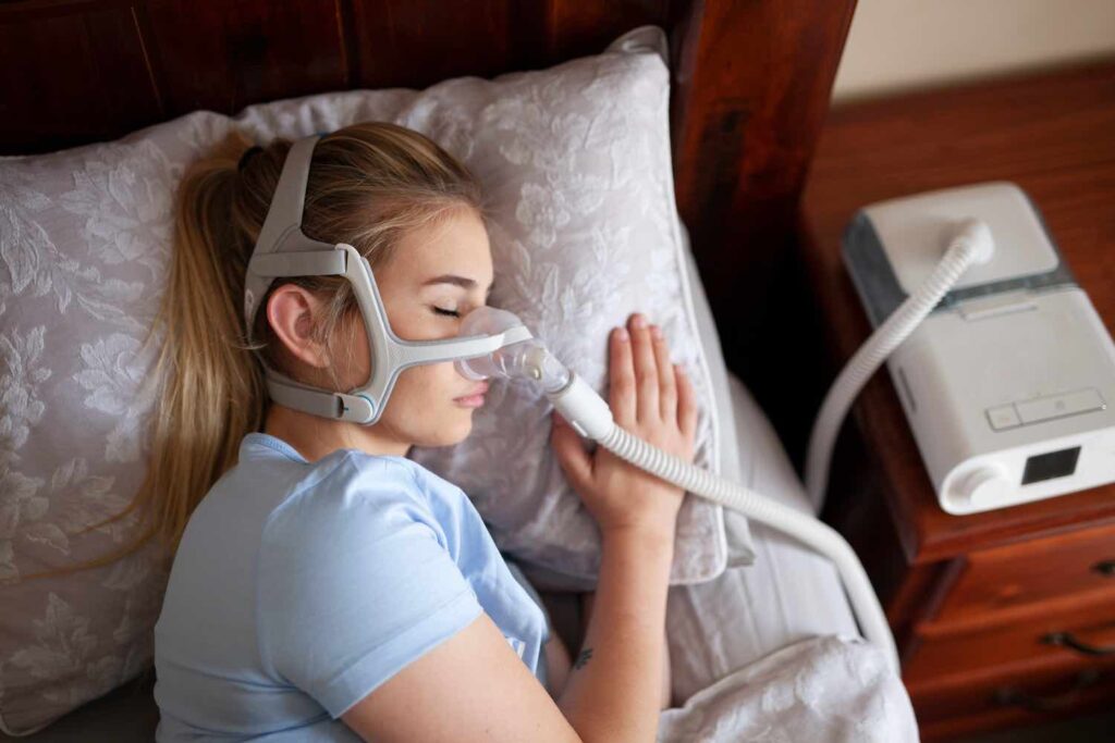 Do you with your CPAP machine on?
